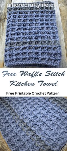 the free crochet dishcloth pattern is shown