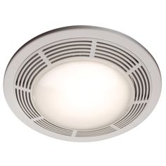 a bathroom exhaust fan with light on it