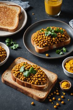 A photo of a  Curried Beans on Toast which is a type of Beans on toast ideas Best Beans, Poached Egg, Butter Beans, Light Dinner, On Toast, Hearty Breakfast