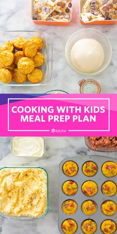 Kids Meal Prep, A Week Of Meals, Meal Plan For Toddlers, Week Of Meals, Meal Prep Plan, Family Meal Prep, Kid Approved Meals, Kids Help, Meal Prep Plans