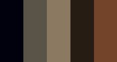 the color palette is brown and black