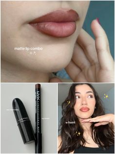 #lips #makeup Aesthetic Lip Combo, Kali Uchis Lip Combo, Good Lip Combos, Quotes Bullet Journal, Lips Combo, Makeup Combo