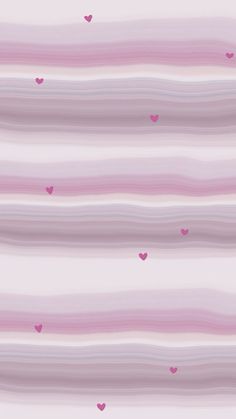 a pink and white striped background with hearts on the left side, in shades of light purple