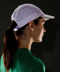 Short Jogs, Five Mile Sprints, Or Full-On Marathons-Whatever Distance Youre Running, This Lightweight Hat Provides Shade And Comfortable Ventilation. Designed For Running. Adjustable Back Closure For A Custom Fit. Lightweight Brim Is Curved For Optimal Shade And Comfort. Reflective Details. | Fast and Free Running Hat WovenAir White Wide Brim Breathable Hat, Lightweight Sports Hat, Wide Brim Baseball Cap One Size Fits Most, Running Hats, Marathons, Women's Hats, Running Workout, Free Running, Back Women