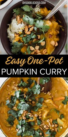 easy one - pot pumpkin curry is the perfect way to use up leftover food