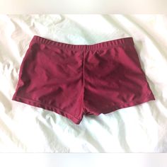 Never Worn Women's Mini Swimming Short Red Stretch Swim Trunks With Built-in Shorts, Red Fitted Casual Swim Trunks, Casual Fitted Red Swim Trunks, Fitted Red Casual Swim Trunks, Red Stretch Shorts For Swimming, Red Stretch Swim Trunks Short Length, Swimming Shorts, Swim Shorts, Lady In Red