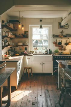 the kitchen is clean and ready for us to use in some time lapse times