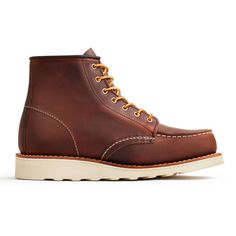 Women’s Red Wing® 6" Classic Moc Boots - COPPER Red Wing Women, Red Wing Style, Red Wing, Goodyear Welt, How To Slim Down, Red Wings, Classic Leather, Work Boots, Top Shoes