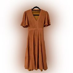 Bought Vintage But Never Worn! Size Xs Main Body 100% Rayon Lining 100% Polyester Fall Mini Sessions, Orange Midi Dress, Dress With Embroidery, Fall Mini, Cell Phone Holster, Phone Holster, Mini Sessions, Fall 2023, Walker Boots