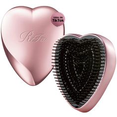 PRICES MAY VARY. EFFORTLESS DETANGLE. Discover effortless hair management with the ReFa Heart Brush. This hair brush for women and men has a three-tiered bristle system that makes detangling a breeze whether you have thick or fine hair. A must-have detangling brush in your arsenal. SCALP WELLNESS. Not just another brush for hair, the ReFa Heart Brush offers a gentle touch to your scalp. Its rounded bristle tips offer a massage-like feel to elevate your hair care routine. This men’s and womens ha Small Hair Brush, Heart Brush, Teasing Brush, Effortless Hair, Travel Hair, Travel Hairstyles, Natural Hair Oils, Hair Dryer Brush