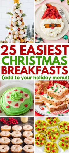 Christmas Breakfast Ideas – If you’re looking for the perfect Christmas morning breakfast idea, here are 23 best holiday breakfast recipes sure to put smiles on your friends and family faces! Christmas Morning Pancakes, Christmas Pancakes For Kids, Christmas Breakfast Recipes Easy, Pancakes Christmas, Breakfast Recipes For Kids, Christmas Brunch Party