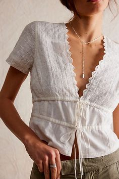 We The Free Riviera Top Sweet Top, New Wardrobe, Cute Tops, Cotton Tops, Favorite Jeans, Boho Outfits, Free People Tops, Fashion Inspo Outfits, Casual Tops