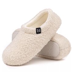 Women's Teddy Fleece Closed Back Slipper, Size 7-8 Us Women, White : Target Plush Couch, Shoe Repair Shop, White Slippers, Comfy Slippers, Teddy Fleece, Thick Socks, House Shoes, Comforters Cozy, Santa Monica