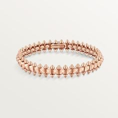 Cartier Gold Jubilee Bracelet, Cartier Modern Rose Gold Bracelets, Modern Cartier Rose Gold Bracelets, Modern Cartier Bracelets In Rose Gold, Luxury Rose Gold Jubilee Tennis Bracelet, Luxury Flexible Rose Gold Bracelet, Cartier Bracelet, The Clash, Pink Bracelet