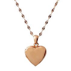 A romantic and timeless locket in a modern, dainty silhouette. The functional heart locket hangs upon a delicately twisted chain. Versatile enough to simply be worn solo or layered as the perfect compliment to your favorite necklaces. Adjustable between 18-21". Locket measures 1/2". Do you plan on adding a photo? Please see our handy locket template here. Our materials make for an amazing, high quality, seamless, jewelry piece with longevity. Our necklaces are plated with 18k gold, 18k rose gold Twisted Chain, Golden Heart, Locket Charms, Silver Lockets, Puffy Heart, Simply Be, Heart Locket, A Romantic, 18k Rose Gold