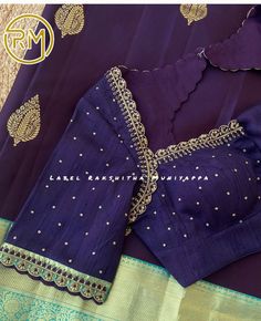 Pattu Blouse Patterns, Pattu Blouse Design Models Latest, Pot Neck Blouse Designs, Simple Aari Work Blouse Design For Pattu Saree, Blouse Works, Blouse Designs High Neck, Latest Bridal Blouse Designs, Best Blouse Designs