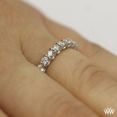 Annette's U-Prong 3/4 Eternity Diamond Wedding Ring | 2698 Partner Rings, Wedding Planning Guide, Classic Wedding Rings, Diamond Wedding Ring, Everlasting Love, Classic Wedding, Weeding, Diamond Wedding Rings, Diamond Wedding