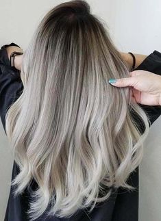 Ash Blonde Hairstyles, Blond Hairstyles, Root Shadow, Blonde Lowlights, Ash Blonde Balayage, Luxy Hair, Blonde Hairstyles