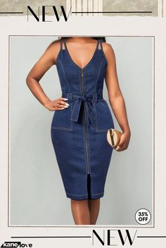 Plus Size Denim Blue Zipper Belted Bodycon Dress Denim Blue Dresses With Zipper Closure, Mini Denim Dress With Zipper Closure, Knee-length Bodycon Dress With Zipper Closure, Knee-length Bodycon Dress With Zipper, Casual Denim Blue Dress With Zipper Closure, Casual Denim Blue Dress With Zipper, Spring Denim Blue Denim Dress With Zipper Closure, Spring Denim Blue Denim Dress With Zipper, Blue Denim Dress With Back Zipper