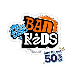 the bad rads sticker is on sale for $ 50 off at shoppers