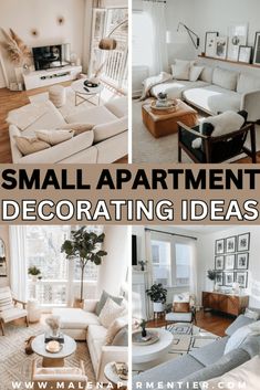 small apartment decorating ideas that are easy to do in the living room or bedroom