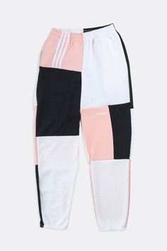 Patchwork Sweatpants, Frankie Collective, Garment Industry, Patch Work, Sweat Pants, Womens Sweatpants, Pink Black, Cute Outfits, Sweatpants