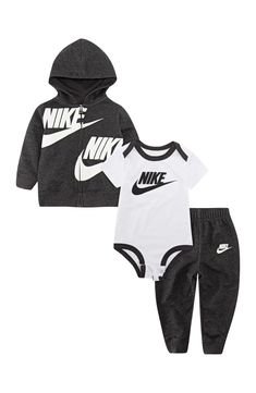 Hoodie Short Sleeve, Baby Boy Nike, Pregnancy Belly Photos, French Terry Pants, Baby Boy Swag, Toddler Boy Fashion, Logo Set, Nike Fashion