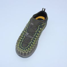 A Unique Cord Construction Allows This Sneaker To Adapt To The Shape Of Your Foot, Providing Both Comfort And Stability. Color: Dark Olive/ Forest Night Removable Insole Adjustable Cord Closure Non-Marking Outsole Synthetic And Textile Upper/Textile Lining/Rubber Sole Msrp $139.95 Measurement: Us8/Eu40.5/ Uk7 Insole 10"/Outsole 11.5"/Width 4.25" Us8.5/ Eu41/Uk 7.5 Insole 10.25"/Outsole 11.5"/Width 4.25" Us9/ Eu 42/ Uk 8 Insole 10.25"/ Outsole 11.75"/Width 4.25" Us10/ Eu 43/Uk 9 Insole 10.75"/Out Casual Green Walking Shoes With Vibram Sole, Casual Green Walking Shoes With Non-slip Sole, Casual Green Non-slip Walking Shoes, Green Casual Hiking Sneakers, Casual Green Hiking Sneakers, Green Slip-on Walking Shoes For Outdoor Activities, Casual Green Walking Shoes For Hiking, Green Casual Walking Shoes For Outdoors, Casual Green Walking Shoes For Outdoor