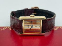 1970 Fashion, Cartier Tank, Vintage 1970s, Tri Color, Cartier, Time Piece, Wrist Watch, Vintage Ladies, 1970s