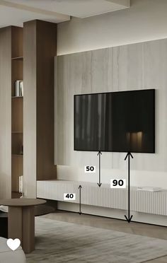 Tv Cabinet Measurements, Zona Tv, Tv Rum, Home Hall Design, Tv Room Design, Living Room Design Inspiration, 아파트 인테리어, Tv Wall Design, Living Room Design Decor