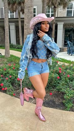 Cowboy Boots Black Women Outfits, Outfits To Wear In Houston Texas, Outfits With Cowgirl Boots Black Women, Boots And Dukes Party, Duke And Boots Outfit Black Women, Hunting Outfits For Women Country, Trail Ride Outfit Black Women With Boots, Hoedown Outfit Black Women, Cowboy Outfit Black Woman