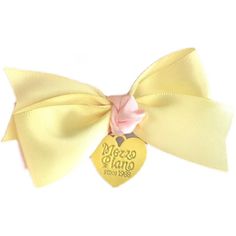 Option 1: A hairclip.  Option 2: A pair of hairclips.  This price is for a hairclip or a pair of hairclips only. Cute Hair Accessories With Satin Bow For Gifts, Yellow And Pink, Sweet Heart, 2 A, Pink Heart, Heart Charm, Hair Clips, Yellow, Pink