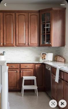 the kitchen is clean and ready to be used