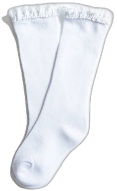 White Cotton Mid-calf Socks, White Mid-calf Cotton Socks, White Knee-high School Socks, White Cotton School Socks, White Cotton Knee-high Socks, Knee Highs, White Lace Top, High Knees, Knee High Socks