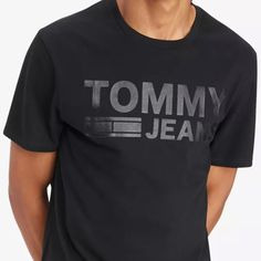 Tommy Hilfiger Men's Ghost Lockup Logo Graphic T-Shirt Take Your Casual Look To The Next Level With The Sleek Tonal Logo Graphic Printed At The Front Of This Tommy Jeans Ghost Lockup T-Shirt From Tommy Hilfiger. Crewneck Size: Medium Color: Jet Black Graphic-Print Logo On Front Regular Fit 100% Cotton Machine Washable New With Tags/Sealed In Plastic **Bundle Discount **Reasonable Offers Are Welcome! Tommy Hilfiger Black Crew Neck T-shirt, Tommy Hilfiger Black Crew Neck Top, Lockup Logo, Tommy Hilfiger Crewneck, Tommy Hilfiger Shirts, Tommy Hilfiger Man, Tommy Jeans, Logo Graphic, Print Logo