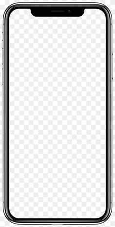 an iphone is shown in black and white, with the screen facing towards the camera