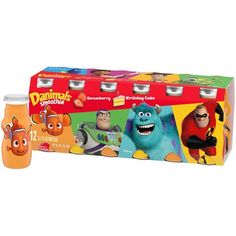 the packaging is designed to look like an animated movie character and includes characters from disney pixa