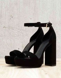 Party Shoes Women, Shoes For Party, Velvet High Heels, Strappy Platform Heels, Shoes Party