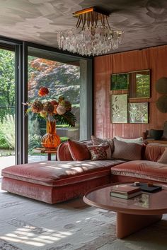 Embracing Pink in Masculine Spaces: A Bold Statement of Equality and Elegance — Living Bright Interiors Comfy Home Interior, Khloe Kardashian Living Room, Pink And Brown Interior, 70s Themed Living Room, Warm Grey Living Room, Funky Interior Design, Gender Norms, Pink Living Room