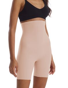 Commando's Classic Control High-Waisted Short has a super-high rise, smoothing properties and our signature raw-cut hem. These shapewear shorts are the ultimate undergarment for a seamless look, that leaves you smoothed, not stuffed. PRODUCT DETAILS Luxury microfiber blend (68% nylon, 32% elastane), gusset (100% cotton) Fit-tested by real women Light to medium compression Super high-rise for the ultimate seamless look Raw-cut edges Machine washable Shapewear Shorts, Women's Shapewear, Independent Designers Fashion, Real Women, Bra Lingerie, High Waisted Shorts, Shapewear, Short Dresses, Style Inspiration