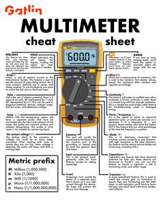 an image of a multimeter with instructions