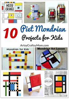 the top ten art projects for kids to make with construction paper and wooden pegs