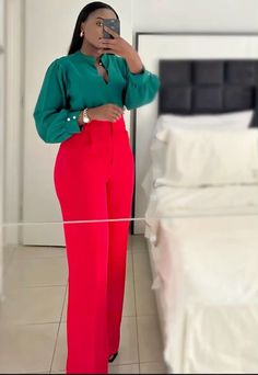 Two Piece Outfits Pants, Cute Professional Outfits, Modest Dresses Fashion, Fashionable Work Outfit, Corporate Dress, 2piece Outfits, Trendy Outfit Ideas, Color Blocking Outfits, Modest Dresses Casual