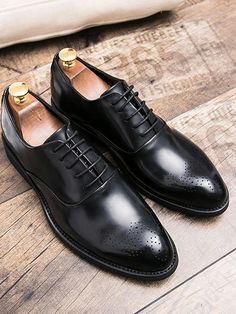 Men's Nappa Leather Formal Oxfords Shoes