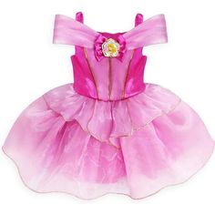 New Never Worn Took Off Tags But My Daughter Grew Out Of It Before She Could Wear It Includes Hanger Nwot New Without Tags But With New Hanger 100% Polyester Pink Princess Aurora Sleeping Beauty The Disney Store Size 6-12 Months Baby Infant Halloween Costume Fairytale Magical Pink Layered Built In Onesie With Plastic Snap Closure Velcro Closure In Back Of Dress Sleeveless Straps And Off The Shoulder Straps Strappy Big Bow With Princess Character Emblem Lined Satin Beautiful Big Dress Gold Detail Princess Aurora Halloween Costume, Aurora Gown, Disney Baby Costumes, Layered Skirts, Princess Aurora Dress, Aurora Costume, Sleeping Beauty Costume, Sleeping Beauty Princess, Snow White Costume