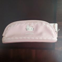 Rare-Vintage Never Been Used. It's One Fr My Collection It's A Cosmetic Case. That Can Be Use For Pencil Case. Storing Your Jewelries. Traveling Etc Baby Pink Color. Favorite Color. Faux Leather Material Pls Check Photos For Flaws Some Minor Scuffs Pet & Smoke Free Home Hello Kitty Makeup Bag, Sanrio Bags, Hello Kitty Purse, Princess Kitty, Ipsy Makeup Bag, Hello Kitty House, Hello Kitty Makeup, Baby Pink Color, Pink Pouch