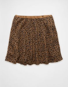 AE Leopard Print Slip Mini Skirt Mini Slip Skirt, Cheetah Skirt, Print Mini Skirt, Concert Fits, Mini Slip, Slip Skirt, Cool Stuff, Cats Meow, Women's Jeans