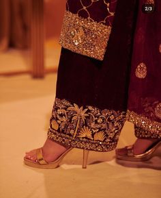 Plazo Designs, Velvet Dress Designs, Pakistani Fashion Party Wear, Bridal Dress Fashion