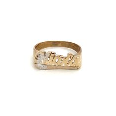 Third generation name jewelry experts feature this beautiful Name Ring. With its Unique white and yellow straight line design, this custom made solid gold name ring is a delightful way to celebrate just about any special occasions. Personalize this custom ring with the name of your choice. Treat yourself or make it a gift for loved ones, birthdays, anniversaries, or celebrations. Great for men women or children. Start a name jewelry collection with this ring or add to your current collection. * Yellow Gold Engraved Promise Ring With Name, Classic Nameplate Promise Ring, Engraved Nameplate Ring For Promise, Yellow Gold Promise Ring With Engraving, 14k Gold Nameplate Ring For Anniversary, 14k Gold Engraved Name Ring For Promise, 14k Gold Custom Name Engraved Ring For Promise, Yellow Gold Nameplate Rings For Promise, Gold Nameplate Ring With Custom Name