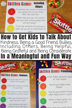 two pictures with text that says how to get kids to talk about